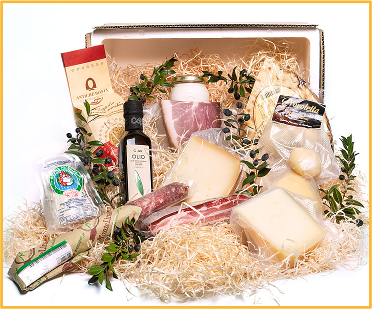 Cesto regalo spedizione prodotti tipici sardi grande